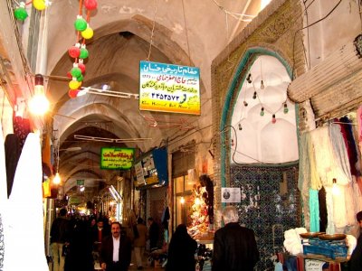 Kashan historical bazaar